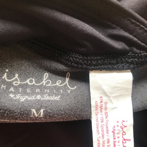 Isabel Maternity Leggings Gray Black Women’s Size M - Picture 5 of 7